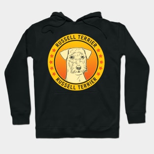 Russell Terrier Dog Portrait Hoodie